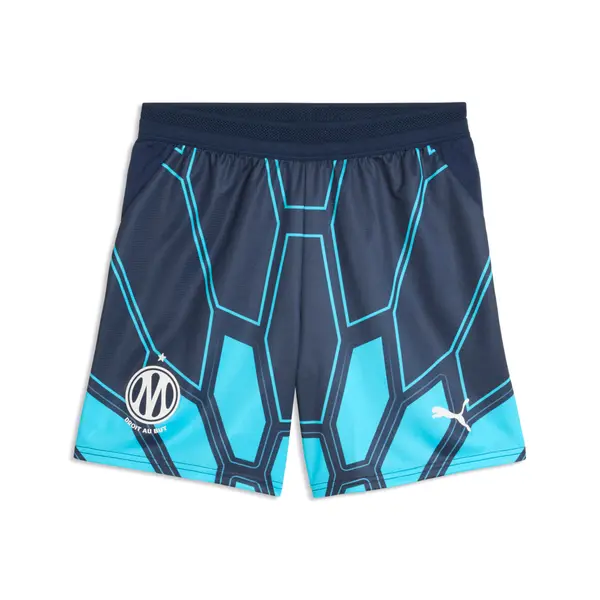 PUMA PUMA Olympique de Marseille 26/27 Goalkeeper Shorts Youth, Age, Bright Aqua/Club Navy, 15-16Y