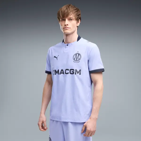 PUMA PUMA Olympique de Marseille 26/27 Third Authentic Jersey Men, Men, Lavendar Pop/New Navy, S