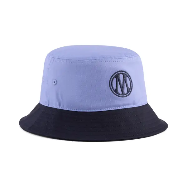 PUMA PUMA Olympique de Marseille ftblEssentials Bucket Hat, Accessories, Navy/Lavender Pop, OSFA