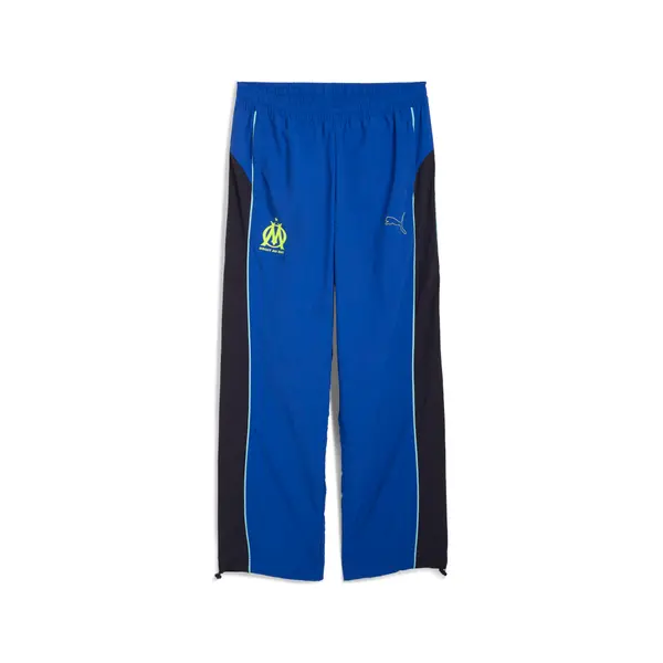 PUMA PUMA Olympique de Marseille FtblEssentials Cellerator Pants Men, Sport, Vivid Blue/Yellow Alert, S
