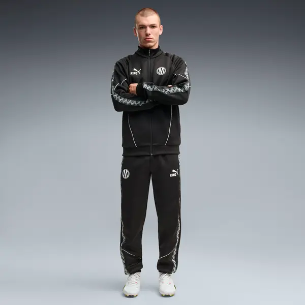 PUMA PUMA Olympique de Marseille KING Anthem Pants Men, Men, Black/White, S
