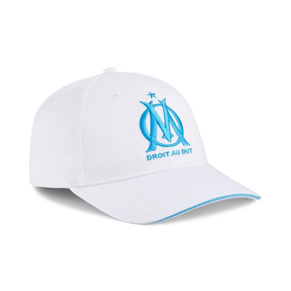 PUMA Puma Olympique de Marseille Team Cap, White, Accessories