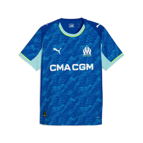 PUMA PUMA Olympique Marseille 25/26 Authentic Third Jersey Men, Sport, Vivid Blue/Azure, S