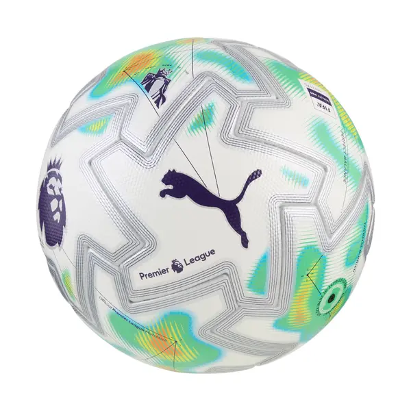 PUMA PUMA Orbita Ultimate Premier League Thrill Football (FIFA® Quality Pro), Accessories, White/Multicolor, 5