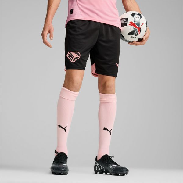 PUMA PUMA Palermo F.C. 24/25 Home Shorts Men, Black/Light Pink