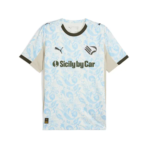 PUMA PUMA Palermo F.C. 25/26 Replica Third Jersey Men, Sport, Warm White/Light Blue, XXL