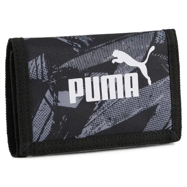 PUMA PUMA Phase All-Over Print Wallet, Accessories, Black/Graphic Aop, OSFA