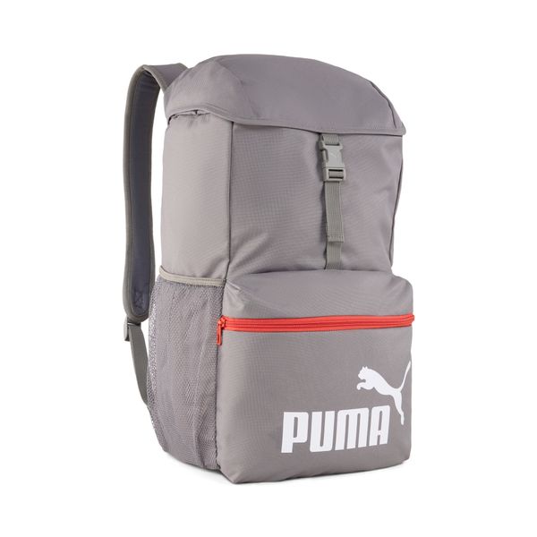 PUMA Puma PHASE Hooded Backpack, Gray, Accessories