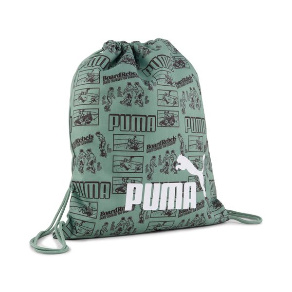 PUMA Puma Phase Small Gym Sack, Green, Accessories