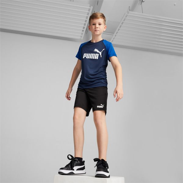 PUMA PUMA Polyester Youth Shorts Set, Dark Blue