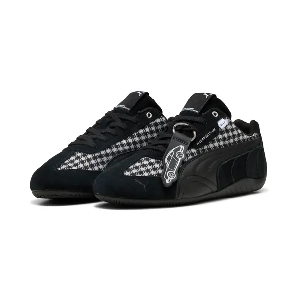 PUMA PUMA Porsche Legacy Speedcat Pepita Sneakers Unisex, Motorsport, Black/White, 44