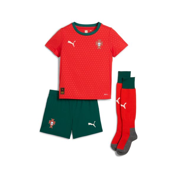 PUMA Puma Portugal 2025 Home Minikit Kids, Red, Size 3-4Y, Clothing