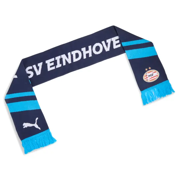 PUMA PUMA PSV Eindhoven ftblEssentials Scarf, Accessories, Navy/Ocean Dive, OSFA