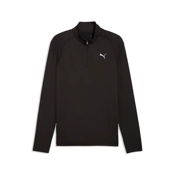 PUMA PUMA PWRTRAIN Quarter-Zip Training Tee Men, Fitness, Black, S