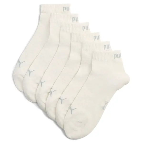 PUMA PUMA Quarter Socks Unisex (3-Pack), Clothing, Oatmeal, 35-38