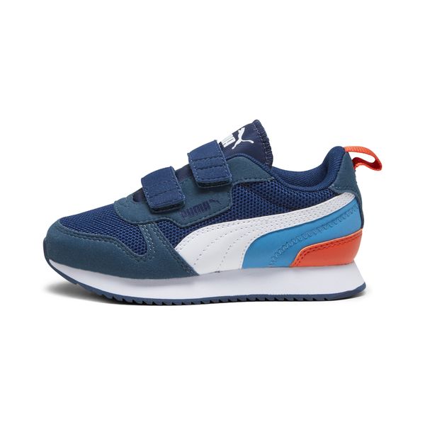 PUMA Puma R78 Kids' Trainers, Blue, Size 34.5, Shoes