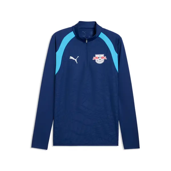 PUMA PUMA RB Leipzig Quarter-Zip Top Training Men, Sports, Blue Jewel/White, S