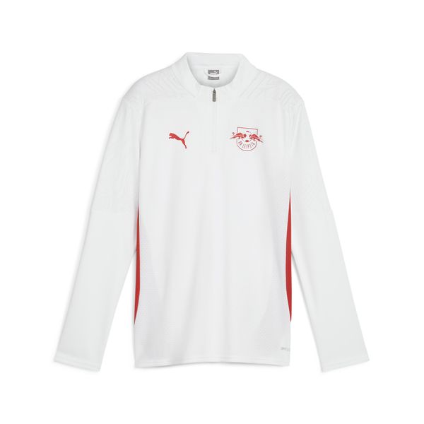 PUMA Puma RB Leipzig Quarter-zip Training Top Youth, White, Size 15-16Y, Clothing