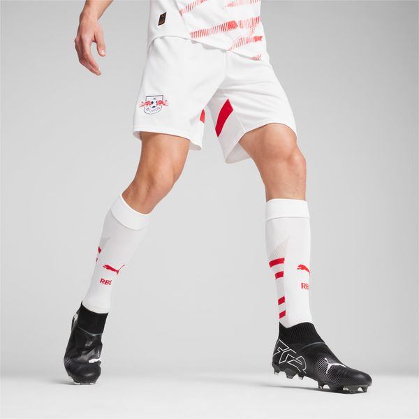 PUMA PUMA Rb Leipzig Shorts Men, White/For All Time Red