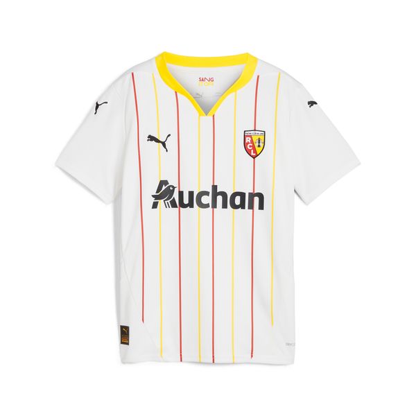 PUMA Puma RC Lens 24/25 Third Jersey Youth, White, Size 9-10Y, Clothing