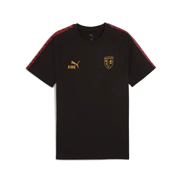 PUMA PUMA RC Lens KING Tee Men, Sport, Black/Matte Gold, S