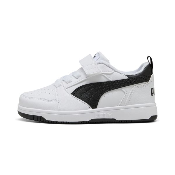 PUMA Puma Rebound V6 Lo Kids' Sneakers, White, Size 30, Shoes