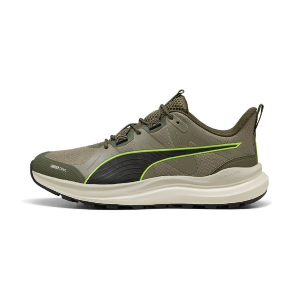 PUMA Puma Reflect Lite Trail Running Shoes, Green, Size 35.5, Shoes