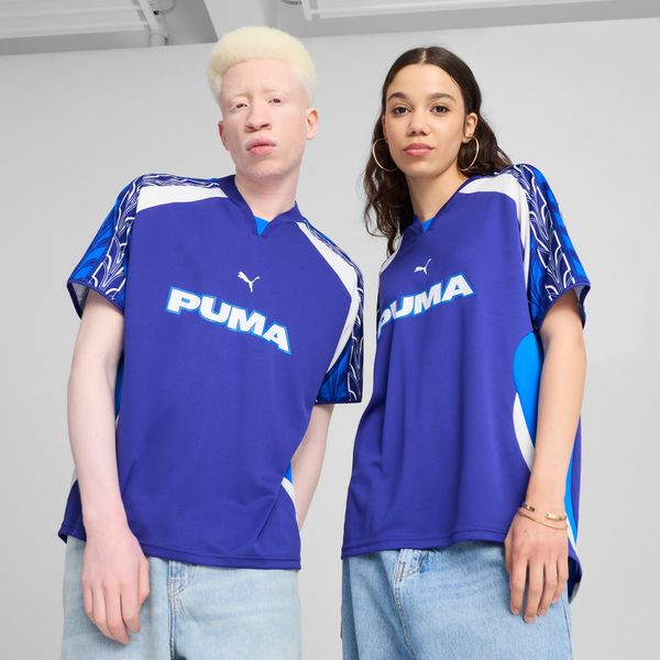 PUMA Puma Relaxed Football Jersey Unisex, Blue, Size XXL, Clothing