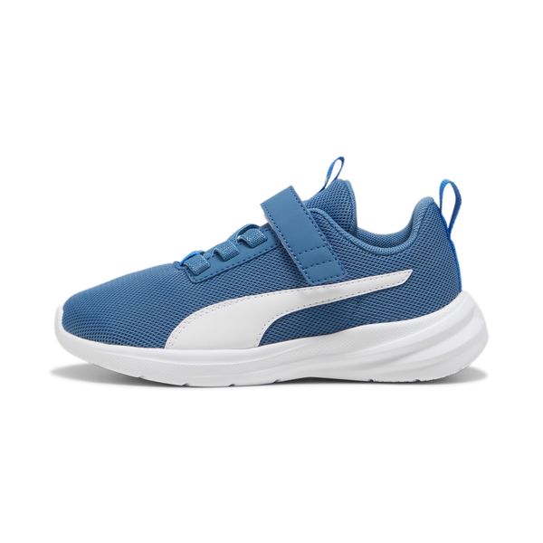PUMA Puma Rickie Runner Kids' Sneakers, Blue, Size 28, Shoes