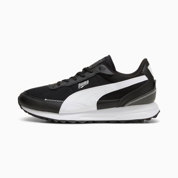 PUMA PUMA Road Rider Leather Sneakers, Black/White