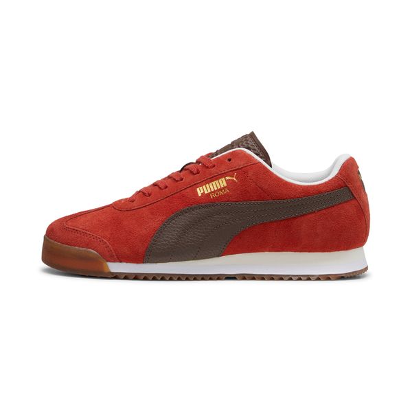 PUMA Puma Roma Suede Sneakers Unisex, Red, Size 46, Shoes