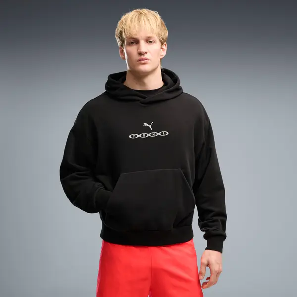PUMA PUMA Run Culture Collective Boxy Hoodie Men, Clothing, Black, S