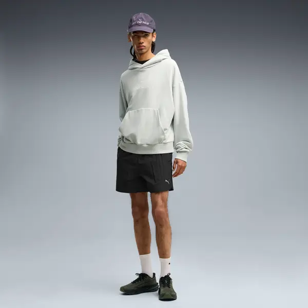 PUMA PUMA Run Culture Collective T7 Relaxed 5'' Woven Shorts Men, Clothing, Black, S