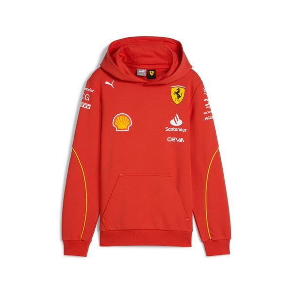 PUMA Puma Scuderia Ferrari 2024 Replica Collection Team Hoodie Kids, Red, Size 4-5Y, Clothing