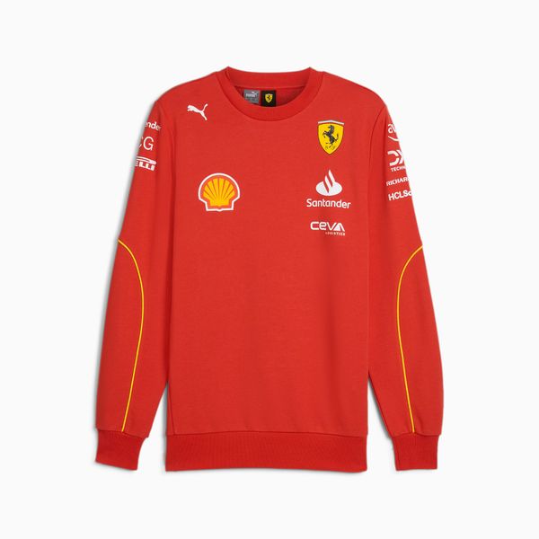 PUMA PUMA Scuderia Ferrari 2024 Replica Collection Team Sweatshirt Men, Burnt Red