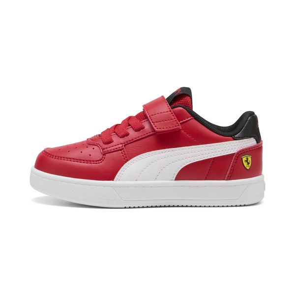 PUMA Puma Scuderia Ferrari Caven 2.0 Kids' Sneakers, Red, Size 27.5, Shoes