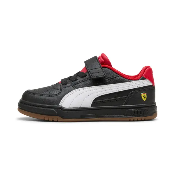 PUMA PUMA Scuderia Ferrari Caven III Sneakers Kids, Shoes, Black/White/Rosso Corsa, 27.5
