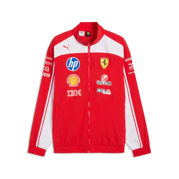 PUMA PUMA Scuderia Ferrari HP Replica Drivers Authentic Track Jacket Men, Motorsport, Red, S