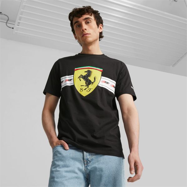 PUMA PUMA Scuderia Ferrari Men's Motorsport T-Shirt, Black