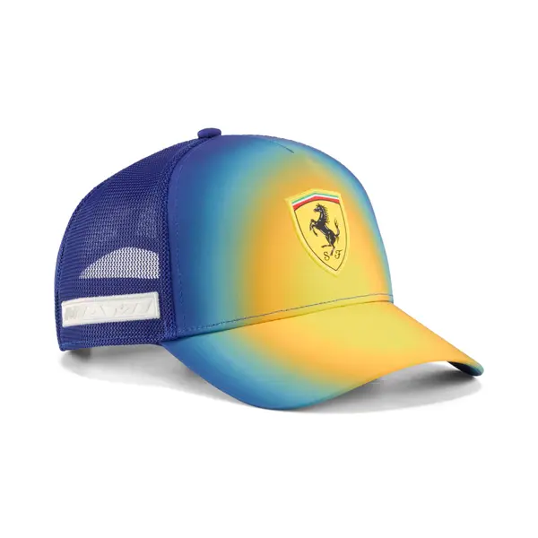 PUMA PUMA Scuderia Ferrari Miami Trucker Cap, Ferrari, Speed Yellow/Aop, OSFA