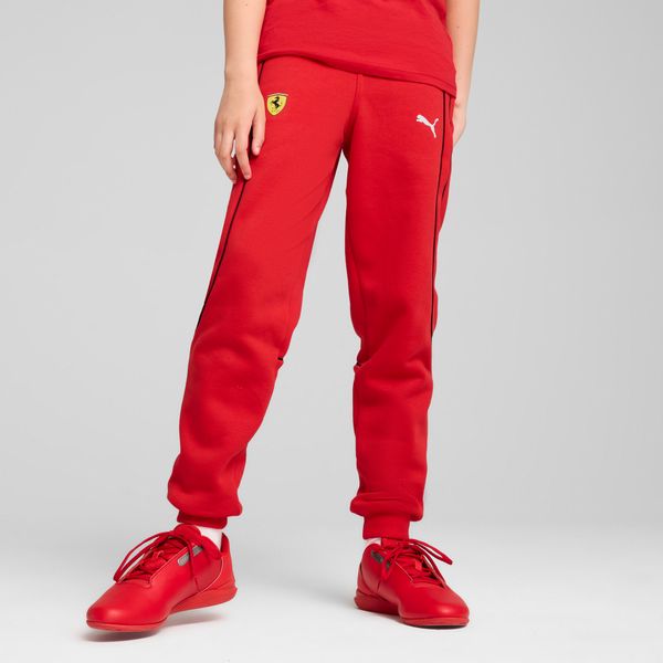 PUMA Puma Scuderia Ferrari Race Sweatpants Youth, Red, Size 13-14Y, Clothing