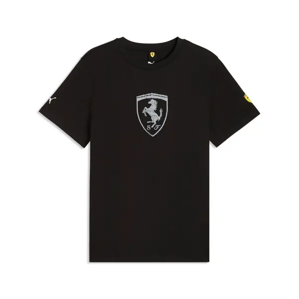 PUMA PUMA Scuderia Ferrari Tonal Shield Tee Men, Motorsport, Black, S