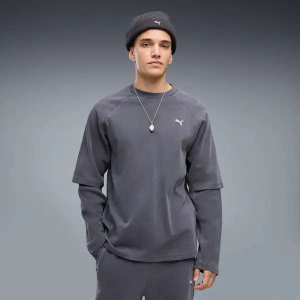PUMA PUMA Select Essentials Double Layer Tee Men, Men, Inky Depths, S