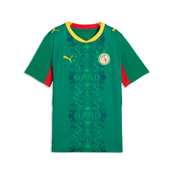 PUMA PUMA Senegal 2026 Away Jersey Youth, Performance, Wild Green/Red, 15-16Y
