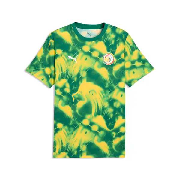 PUMA PUMA Senegal ftblCulture Printed Tee Men, Performance, Wild Green/Pelé Yellow, S