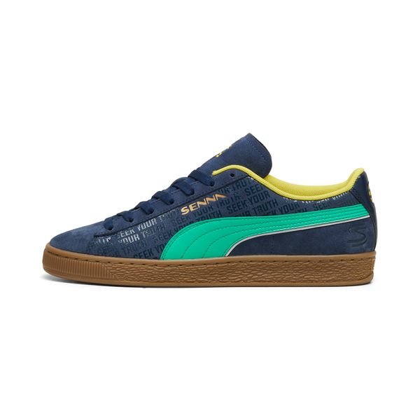 PUMA Puma SENNA A VIDA Suede Sneakers Unisex, Blue, Size 38, Shoes