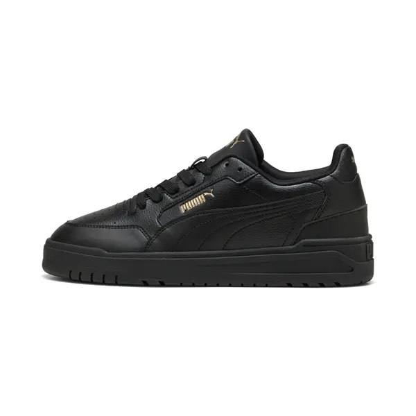 PUMA PUMA Shuffle Downtown Sneakers Unisex, Shoes, Black/Black/Gold, 44