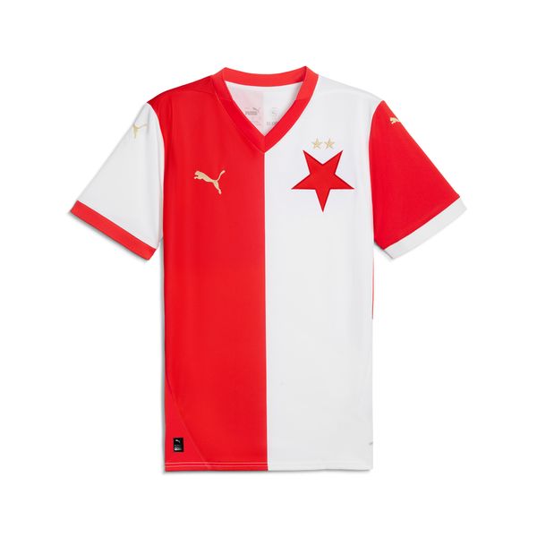 PUMA Puma SK Slavia Praha 24/25 Home Jersey, White, Size L, Sport