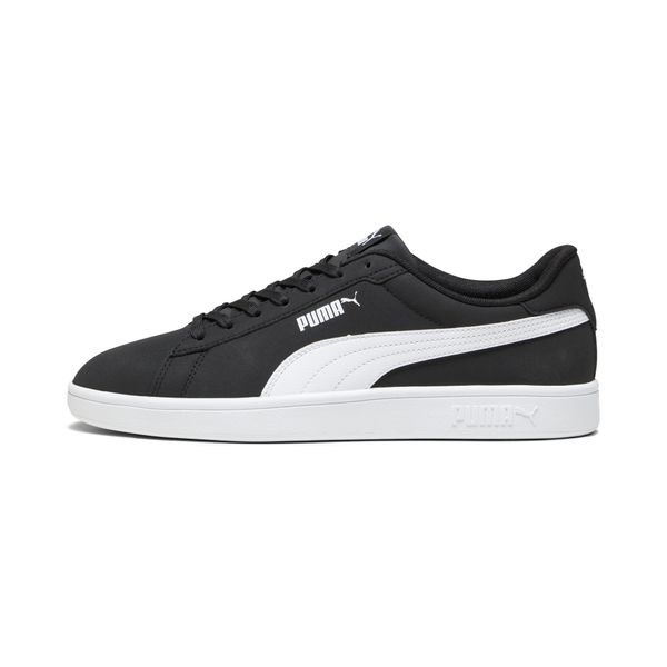 PUMA Puma Smash 3.0 Buck Sneakers, Black, Size 37.5, Shoes