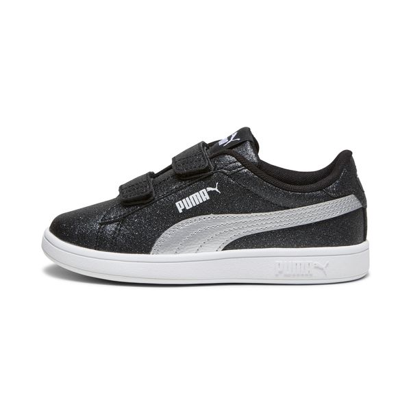 PUMA Puma Smash 3.0 Glitz Glam Sneakers Kids, Black, Size 32, Shoes